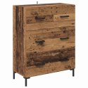 VidaXL Highboard 2 szt. Stare drewno 69,5 x 34 x 180 cm