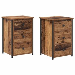 VidaXL Szafka Nocna 2 szt. Brązowy 40 x 36 x 60 cm