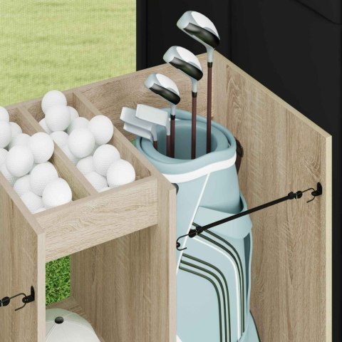 VidaXL Szafka golfowa Gładki Dąb Sonoma 102 x 45 x 85,5 cm