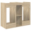VidaXL Szafka golfowa Gładki Dąb Sonoma 102 x 45 x 85,5 cm