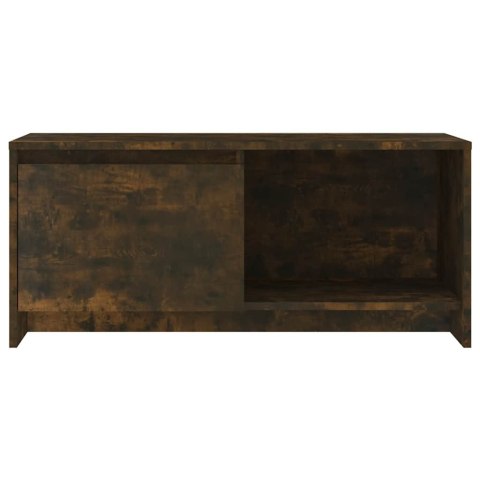 VidaXL Szafka pod telewizor, przydymiony dąb, 90x35x40 cm