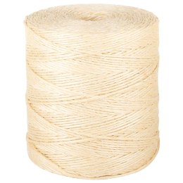 VidaXL Sznur, sizal 100%, 2 mm, 300 m