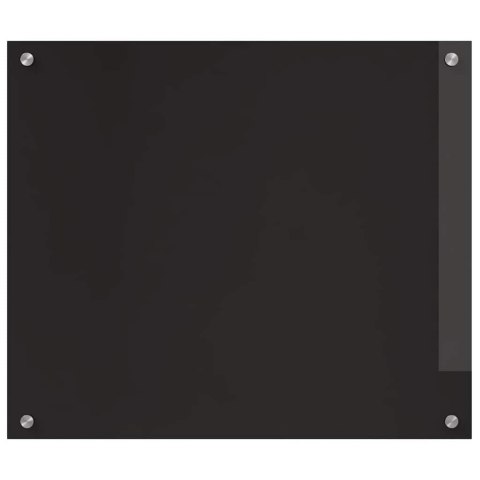 VidaXL Panel kuchenny 2 szt. Czarny 70 x 60 cm szkło hartowane