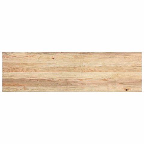 VidaXL Parapety 2 szt., surowe, 140x40x2 cm, lite drewno dębowe