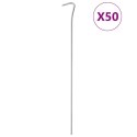 VidaXL Śledzie do namiotu, 50 szt., 30 cm, Ø4 mm, stal galwanizowana