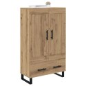 VidaXL Highboard Dąb rzemieślniczy 69,5 x 31 x 115 cm