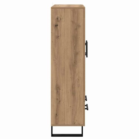 VidaXL Highboard Dąb rzemieślniczy 69,5 x 31 x 115 cm