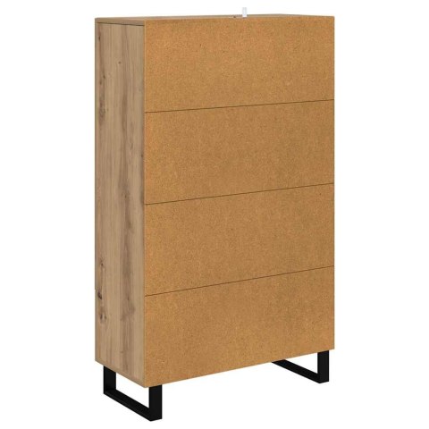 VidaXL Highboard Dąb rzemieślniczy 69,5 x 31 x 115 cm