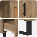 VidaXL Highboard Dąb rzemieślniczy 69,5 x 31 x 115 cm