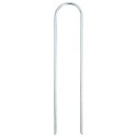 VidaXL Kołki gruntowe w kształcie litery U, 50 szt., 20x3,5 cm, stal