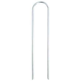 VidaXL Kołki gruntowe w kształcie litery U, 50 szt., 20x3,5 cm, stal