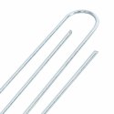 VidaXL Kołki gruntowe w kształcie litery U, 50 szt., 20x3,5 cm, stal