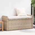 VidaXL Ławka z miejscem do przechowywania GENDT Naturalny rattan