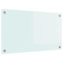 VidaXL Panel kuchenny Mleko 70 x 40 cm szkło hartowane