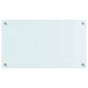 VidaXL Panel kuchenny Mleko 70 x 40 cm szkło hartowane