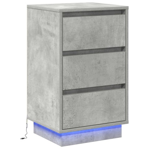 VidaXL Szafka Nocna Betonowy szary 39 x 34,5 x 65 cm