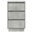 VidaXL Szafka Nocna Betonowy szary 39 x 34,5 x 65 cm