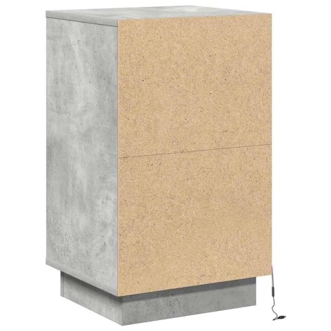 VidaXL Szafka Nocna Betonowy szary 39 x 34,5 x 65 cm
