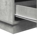 VidaXL Szafka Nocna Betonowy szary 39 x 34,5 x 65 cm