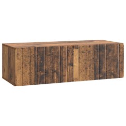VidaXL Szafka RTV montowana na ścianie 98 x 41 x 30 cm Stare drewno