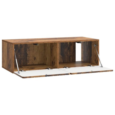 VidaXL Szafka RTV montowana na ścianie 98 x 41 x 30 cm Stare drewno