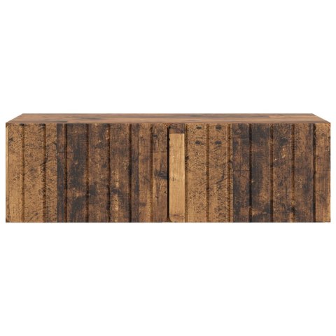 VidaXL Szafka RTV montowana na ścianie 98 x 41 x 30 cm Stare drewno