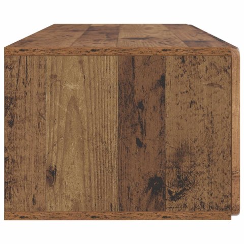VidaXL Szafka RTV montowana na ścianie 98 x 41 x 30 cm Stare drewno