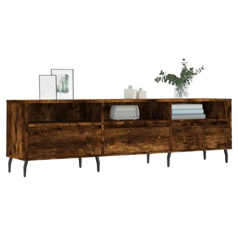 VidaXL Szafka pod TV, przydymiony dąb, 150x30x44,5 cm