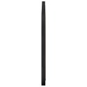 VidaXL Zagłówek Z zagłówkiem Czarny 120 x 55 x 3 cm rattan