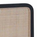 VidaXL Zagłówek Z zagłówkiem Czarny 120 x 55 x 3 cm rattan