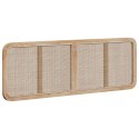 VidaXL Zagłówek Z zagłówkiem Naturalny 160 x 55 x 3 cm rattan