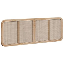 VidaXL Zagłówek Z zagłówkiem Naturalny 160 x 55 x 3 cm rattan
