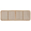 VidaXL Zagłówek Z zagłówkiem Naturalny 160 x 55 x 3 cm rattan