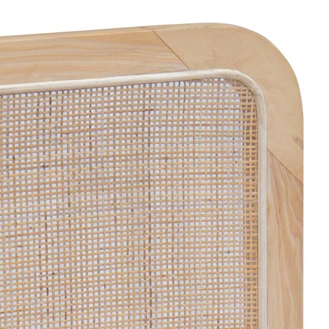 VidaXL Zagłówek Z zagłówkiem Naturalny 160 x 55 x 3 cm rattan
