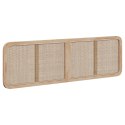 VidaXL Zagłówek Z zagłówkiem Naturalny 180 x 55 x 3 cm rattan
