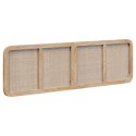 VidaXL Zagłówek Z zagłówkiem Naturalny 180 x 55 x 3 cm rattan