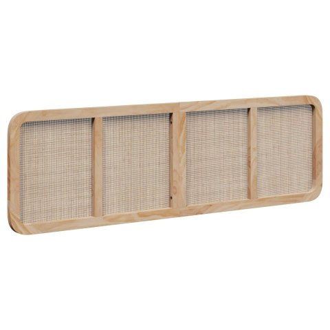 VidaXL Zagłówek Z zagłówkiem Naturalny 180 x 55 x 3 cm rattan