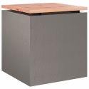 VidaXL Ławka ogrodowa 1 -Seater 40 x 40 x 43 cm stal kortenowska