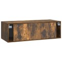 VidaXL Szafka RTV montowana na ścianie 98 x 41 x 30 cm Dąb wędzony