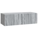 VidaXL Szafka RTV montowana na ścianie 98 x 41 x 30 cm Szary Sonoma