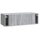 VidaXL Szafka RTV montowana na ścianie 98 x 41 x 30 cm Szary Sonoma