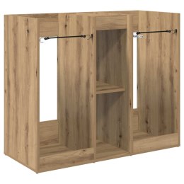 VidaXL Szafka golfowa Gładki Dąb rzemieślniczy 102 x 45 x 85,5 cm