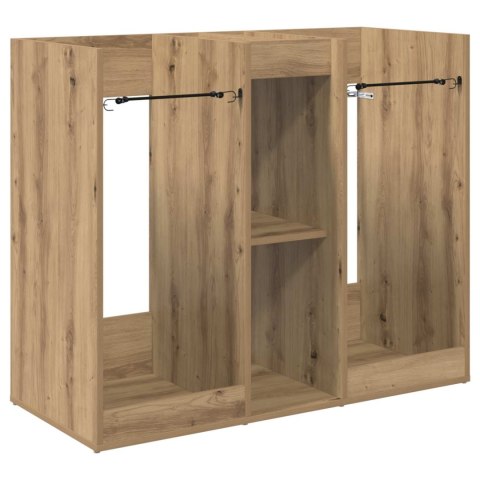 VidaXL Szafka golfowa Gładki Dąb rzemieślniczy 102 x 45 x 85,5 cm