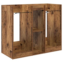VidaXL Szafka golfowa Gładki Stare drewno 102 x 45 x 85,5 cm