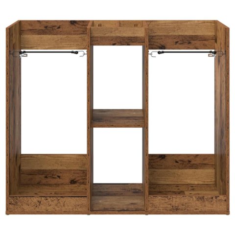 VidaXL Szafka golfowa Gładki Stare drewno 102 x 45 x 85,5 cm