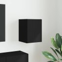 VidaXL Szafka pod telewizor 30 x 31 x 40 cm Czarny Drewno inżynieryjne