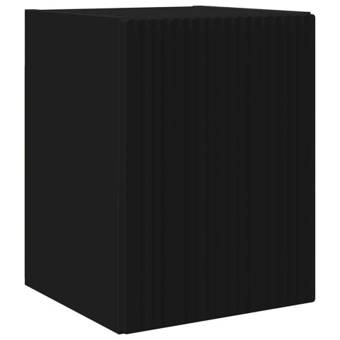 VidaXL Szafka pod telewizor 30 x 31 x 40 cm Czarny Drewno inżynieryjne