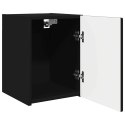 VidaXL Szafka pod telewizor 30 x 31 x 40 cm Czarny Drewno inżynieryjne