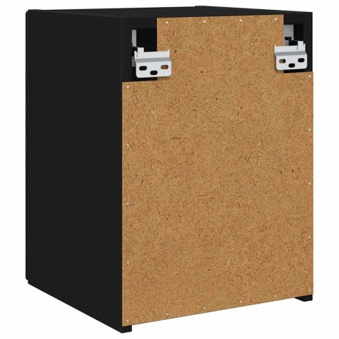VidaXL Szafka pod telewizor 30 x 31 x 40 cm Czarny Drewno inżynieryjne