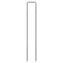 VidaXL Kołki gruntowe w kształcie litery U, 50 szt., 20x4 cm, stal
